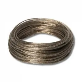 Металлополимерный трос на основе лат.каната с пок. ПВХ d. 8 мм в отр. по 100 м