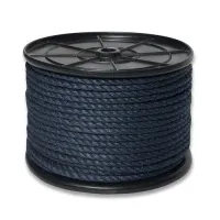 Канат джутовый ДТ тросовой свивки d. 10 мм синий на кат. 200 мм (100 м)