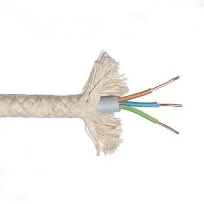 Кабель элек.ОБЭКА NYM- J 3x1.5 ХБ 13,0 мм в отр. по 50 м