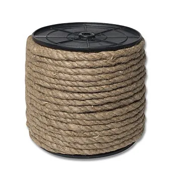 Веревка льняная Л кр.3-прядн.d. 18 мм на кат. 300 мм (60 м )