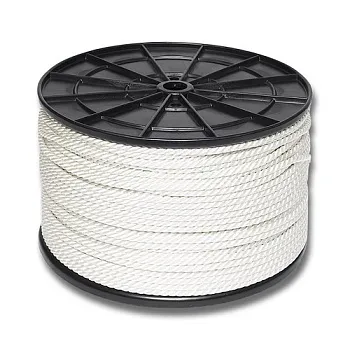 Веревка полиам.ПА кр.3-прядн.d. 5,0 мм на кат. 200 мм (500 м)